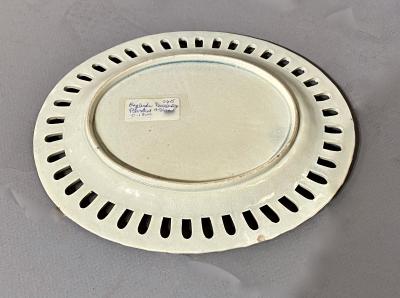  Wedgwood Wedgwood Creamware Chestnut Basket and Stand