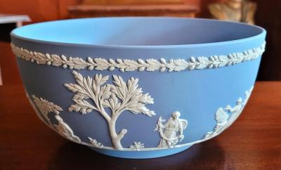 Wedgwood Wedgwood Jasperware Pale Blue Centerpiece