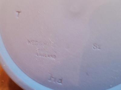  Wedgwood Wedgwood Jasperware Pale Blue Small Circular Lidded Vanity Box