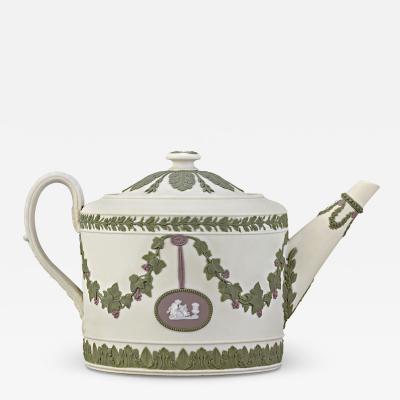  Wedgwood Wedgwood Tri color Jasperware Teapot