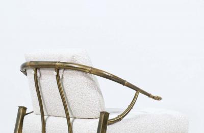  Weiman Warren Lloyd Mid Century Modern Brass Accent Lounge Chair by Weiman Warren Lloyd