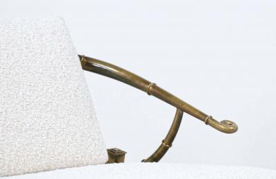  Weiman Warren Lloyd Mid Century Modern Brass Accent Lounge Chair by Weiman Warren Lloyd