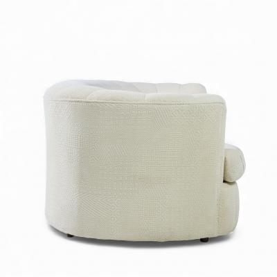  Weiman Weiman Mid Century Channeled Crescent Sofa