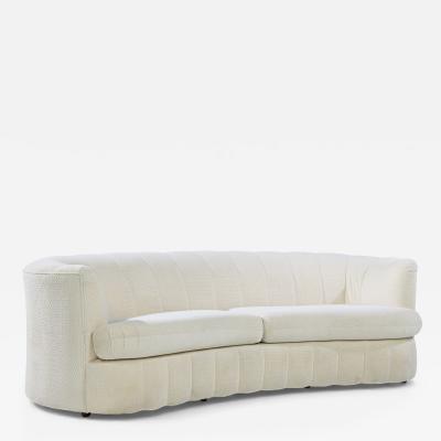  Weiman Weiman Mid Century Channeled Crescent Sofa