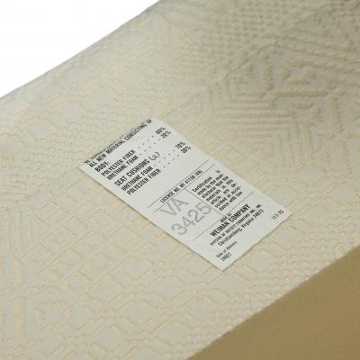  Weiman Weiman Mid Century Channeled Crescent Sofa Pair