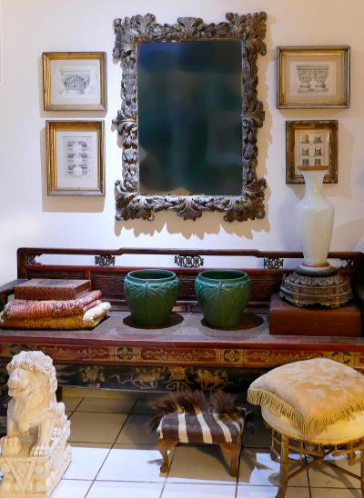  Weller Pottery Pair of Large Weller Pottery Matte Green Leaf Jardini res Circa 1910