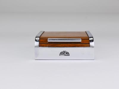  Werkst tte Carl Aub ck 1930s Carl Aubock I Roll Top Storage Box Cigarette Dispenser Walnut Vienna