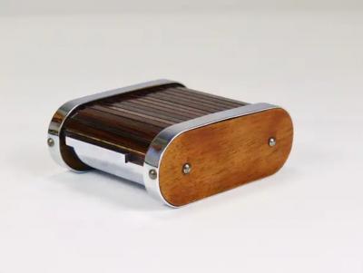 Werkst tte Carl Aub ck 1930s Carl Aubock I Storage Box Cigarette Dispenser with Roll Top Austria