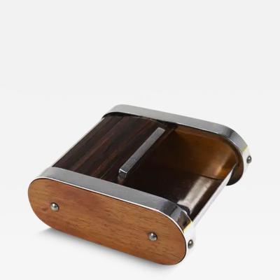  Werkst tte Carl Aub ck 1930s Carl Aubock I Storage Box Cigarette Dispenser with Roll Top Austria