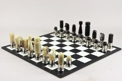  Werkst tte Carl Aub ck 20th Century Carl Aub ck Chess Game Mod No 5391 Horn Brass AT ca 1970
