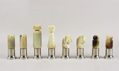  Werkst tte Carl Aub ck 20th Century Carl Aub ck Chess Game Mod No 5391 Horn Brass AT ca 1970