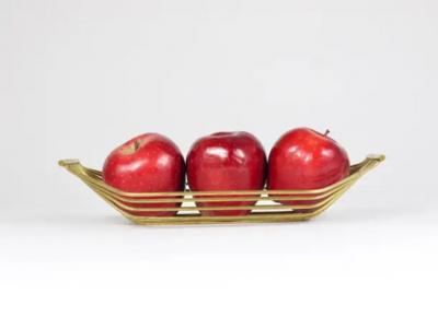 Werkst tte Carl Aub ck Austrian Mid Century Large Brass Wire Fruit Basket Bowl Carl Aubock Style 1950