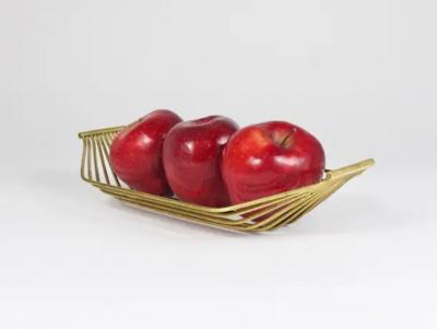 Werkst tte Carl Aub ck Austrian Mid Century Large Brass Wire Fruit Basket Bowl Carl Aubock Style 1950