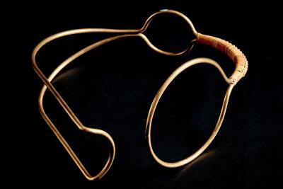  Werkst tte Carl Aub ck Bottle Holder with Cane Wrapped Handle by Werkst tte Carl Aub ck