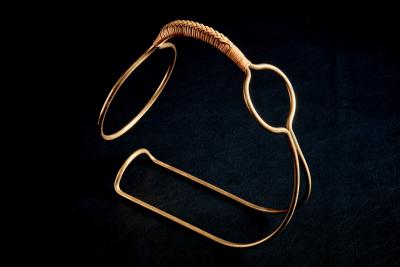  Werkst tte Carl Aub ck Bottle Holder with Cane Wrapped Handle by Werkst tte Carl Aub ck