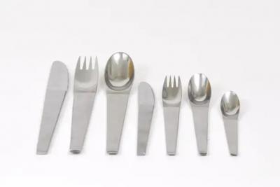 Werkst tte Carl Aub ck Carl Aub ck 2060 Flatware 42 pcs Complete For 6 Persons Amboss Austria 1950