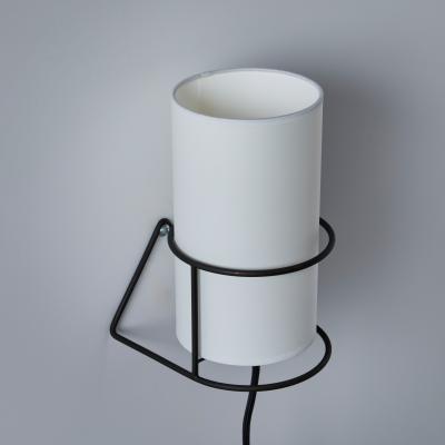  Werkst tte Carl Aub ck Carl Aub ck 4723 Patinated Brass Plug In Wall Light With White Shade