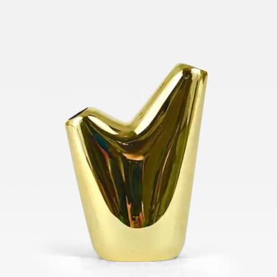  Werkst tte Carl Aub ck Carl Aub ck Aorta Vase Polished Brass Austria