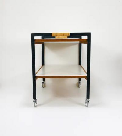  Werkst tte Carl Aub ck Carl Aub ck Bar Cart Drinks Trolley Serving Cart Austria 1960s