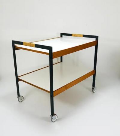  Werkst tte Carl Aub ck Carl Aub ck Bar Cart Drinks Trolley Serving Cart Austria 1960s