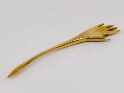  Werkst tte Carl Aub ck Carl Aub ck Brass Hand Letter Opener Letter Knife 7208