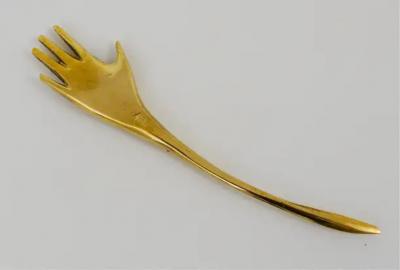  Werkst tte Carl Aub ck Carl Aub ck Brass Hand Letter Opener Letter Knife 7208