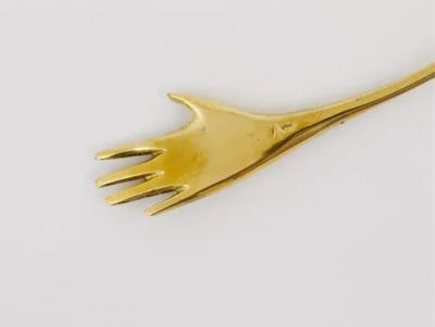  Werkst tte Carl Aub ck Carl Aub ck Brass Hand Letter Opener Letter Knife 7208