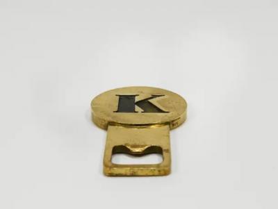  Werkst tte Carl Aub ck Carl Aub ck Letter K Initials Brass Bottle Opener 4919 Vienna 1960s