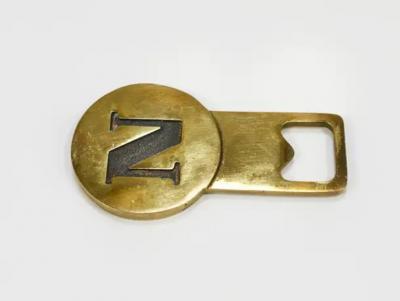  Werkst tte Carl Aub ck Carl Aub ck Letter N Initials Brass Bottle Opener 4919 Vienna 1960s