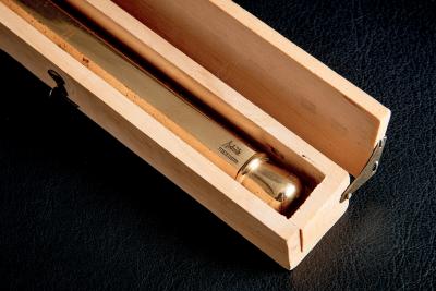  Werkst tte Carl Aub ck Carl Aub ck pen brass paperweight in original wooden box