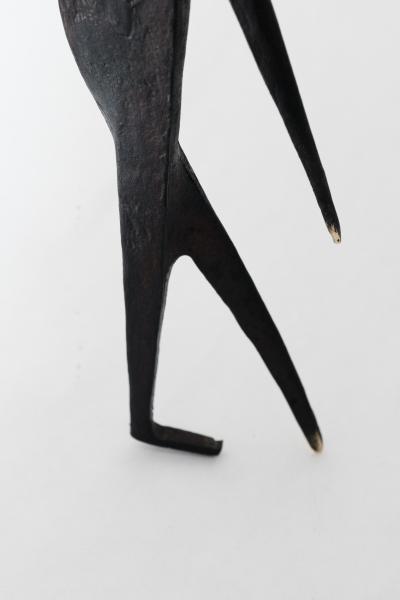  Werkst tte Carl Aub ck Carl Aubo ck Model 4060 Man with Stick Brass Sculpture