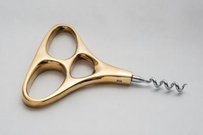  Werkst tte Carl Aub ck Carl Aubo ck Model 4230 Skull Polished Brass Corkscrew