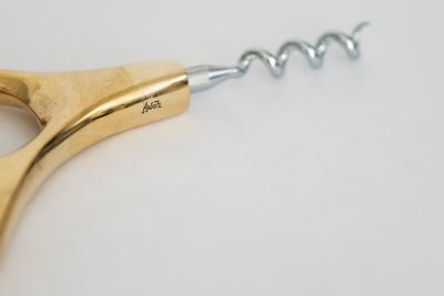  Werkst tte Carl Aub ck Carl Aubo ck Model 4230 Skull Polished Brass Corkscrew