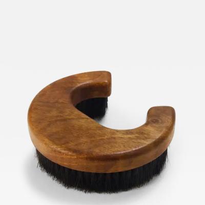  Werkst tte Carl Aub ck Carl Aubock C Walnut Clothes Coat Brush Signed Midcentury Austria 1960s