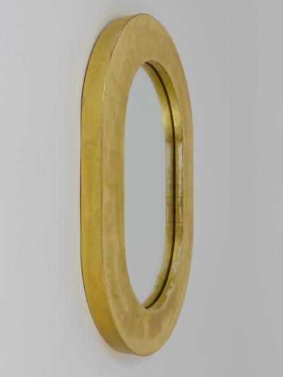  Werkst tte Carl Aub ck Carl Aubock Gold Plated Midcentury Minimalist Wall Mirror Vienna Austria 1960