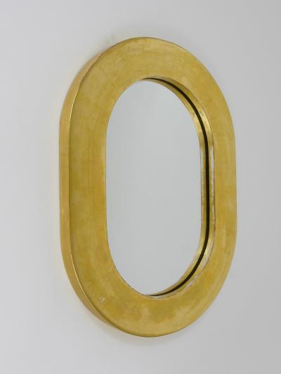  Werkst tte Carl Aub ck Carl Aubock Gold Plated Midcentury Minimalist Wall Mirror Vienna Austria 1960