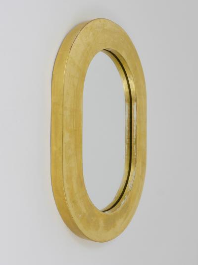  Werkst tte Carl Aub ck Carl Aubock Gold Plated Midcentury Minimalist Wall Mirror Vienna Austria 1960