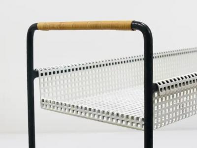  Werkst tte Carl Aub ck Carl Aubock Jardiniere Plants Table or Bench Flower Trough Iron Wicker