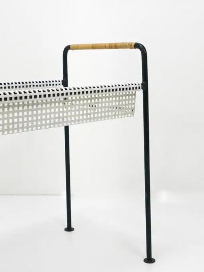  Werkst tte Carl Aub ck Carl Aubock Jardiniere Plants Table or Bench Flower Trough Iron Wicker