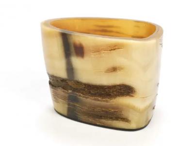  Werkst tte Carl Aub ck Carl Aubock Mid Century Horn Desk Pen Pencil Holder Cup Austria 1950s