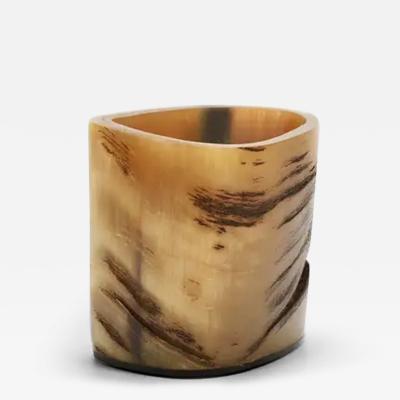  Werkst tte Carl Aub ck Carl Aubock Mid Century Horn Desk Pen Pencil Holder Cup Austria 1950s