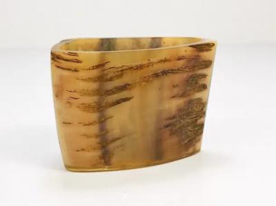  Werkst tte Carl Aub ck Carl Aubock Mid Century Horn Desk Pen Pencil Holder Cup Austria 1950s