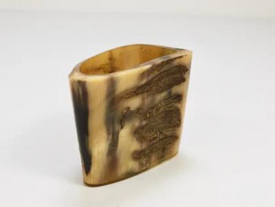  Werkst tte Carl Aub ck Carl Aubock Mid Century Horn Desk Pen Pencil Holder Cup Austria 1950s