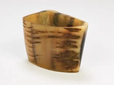  Werkst tte Carl Aub ck Carl Aubock Mid Century Horn Desk Pen Pencil Holder Cup Austria 1950s