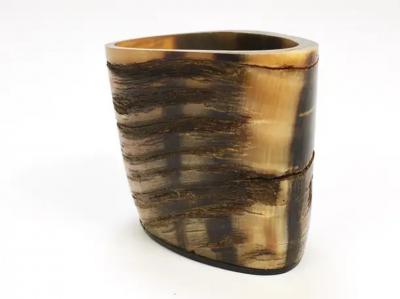  Werkst tte Carl Aub ck Carl Aubock Mid Century Horn Desk Pen Pencil Holder Cup Austria 1950s