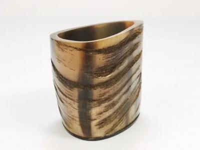  Werkst tte Carl Aub ck Carl Aubock Mid Century Horn Desk Pen Pencil Holder Cup Austria 1950s