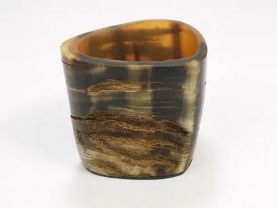  Werkst tte Carl Aub ck Carl Aubock Mid Century Horn Desk Pen Pencil Holder Cup Austria 1950s