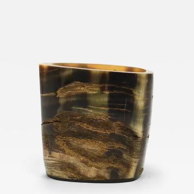  Werkst tte Carl Aub ck Carl Aubock Mid Century Horn Desk Pen Pencil Holder Cup Austria 1950s