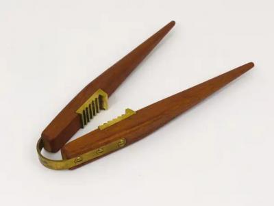  Werkst tte Carl Aub ck Carl Aubock Mid Century Teak Brass Nutcracker Vienna Austria 1950s