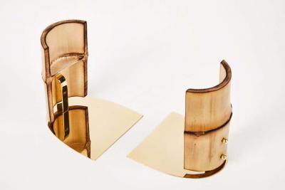  Werkst tte Carl Aub ck Carl Aubock Model 1937 Bamboo Bookends